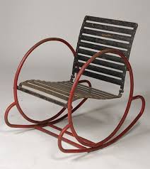Art Deco Tubular Wrought Metal Chair C 1930 Lot 166 Klasik Besi