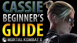 Selfie (close) down, forward, down, back. Cassie Cage Hidden Brutality Mortal Kombat X By Adin Jones