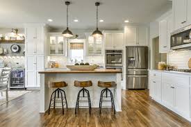 modern farmhouse kitchen. coffee bar