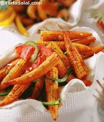 Spicy Stir Fried Baby Corn Recipe Indian Diabetic Recipes Recipe Baby Corn Recipes Recipes Corn Recipes