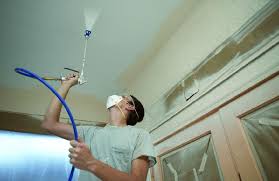 It doesn't look like a plywood ceiling at all. What Kind Of Paint Do You Use On A Popcorn Ceiling