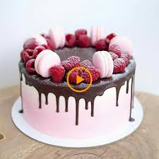 Ombre Chocolat Blanc Belle Nourriture Chocolate Cupcakes Decoration Macaroon Cake Easy Cake