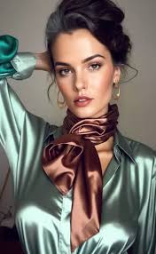 Elli White satin blouse