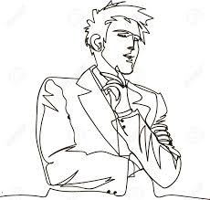 Red question mark on human illustration, question mark 3d computer graphics animation , thinking man transparent background png clipart. Thinking Man Continuous Line Drawing Royalty Free Cliparts Vectors And Stock Illustration Image 114898168
