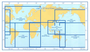 British Admiralty Nautical Chart 5125 10 South Atlantic Ocean Routeing Chart October