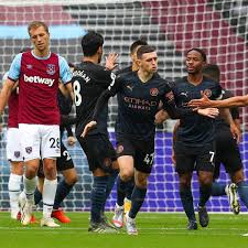 Man city vs west ham with mark goldbridge. West Ham 1 1 Man City Player Ratings As Phil Foden Ensures Honours Shared Mirror Online