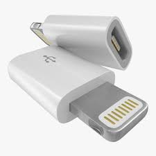 Lightning To Micro Usb Adapter 3d Model Ad Micro Lightning Usb Model