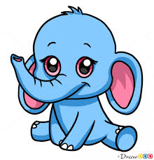 How To Draw Baby Elephant Cute Anime Animals How To Draw Drawing Ideas Draw Something Draw Cute Elephant Drawing Cartoon Elephant Drawing Animal Drawings