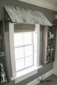 Casement windows, porch windows, sliding windows, storm windows Diy Corrugated Metal Awning Shanty 2 Chic