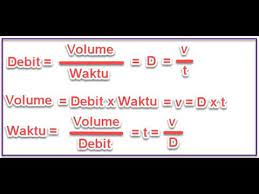 Satuan volume yang digunakan dapat berupa dm3, liter, dan satuan volume lainnya. Cara Menghitung Debit Air Dengan Cepat Youtube
