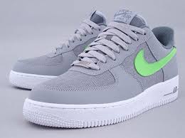 Black And Green Air Force 1 Nike Air Force 1 Low Wolf Grey Electric Green Sneakernews Com Nike Air Nike Nike Air Force
