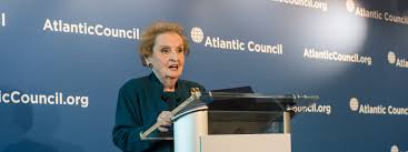 Albright won the first of five consecutive united states singles titles and in. We Need 21st Century Responses Secretary Albright Speaks At By Dfrlab Dfrlab Medium