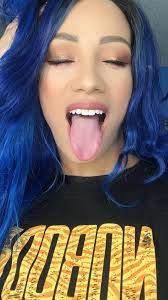 Sasha banks tongue