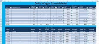 What are the procedure for esi non implemented area. Download Daily Wages Spreadsheet Template Excel Project Management Spreadsheet Templates Spreadsheettemple
