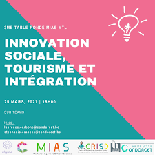 Rebecca brown may 20, 2021 Innovation Sociale Tourisme Et Integration 25 03 21 Reseau Ulysse