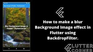 Blur effect can help you soften the. How To Make A Blur Background Image Effect In Flutter Using Backdropfilter Fluttercorner Com Dev Community