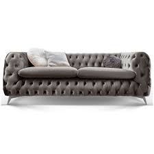 You can choose from different models of. Chesterfield Sofa 3 Sitzer Emma Grau Couch Lounge Samt Stoff Designer Mobel Samtmobel