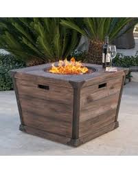 25 outdoor wood hexagonal burning fire pit backyard heater. Can T Miss Deals On Coomes Stone Propane Fire Pit Table