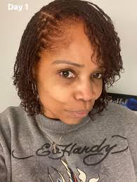 2/6/2025 marked my 3-year microloc journey. How it started vs how it is  going ✨✨