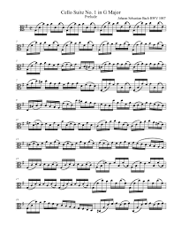 Cello Suite No 1 In G Major Piano Sheet Music Education Viola Sheet Music Viola Education