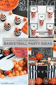 Sports themed party table decoration basketball party | lunch. Fun365 Craft Party Wedding Classroom Ideas Inspiration Basketball Theme Party Basketball Party Decorations Basketball Party