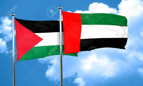 Current image of flag of palestine with information and location of palestine. Palestine Flag With Uae Flag 3d Rendering Stock Photo Picture And Royalty Free Image Image 58552310