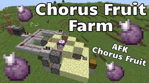 It can be grown from cactus fruit seeds as a cactus fruit crop on farmland. Easy Chorus Fruit Farm Afk Chorus Fruit Minecraft Java Youtube