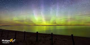 Sleeping Bear Dunes National Lakeshore Gallery Northern Lights At Glen Haven Beach Sleeping Bear Dunes Northern Lights National Lakeshore