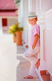 Cute Fashionable Boy Kid Posing On Summer Street Stock Photo Picture And Royalty Free Image Image 43577577 Boy kid child body base mesh 3d model.
