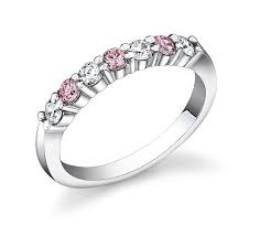 Pin By Jessica Herrick On Sparkle Pink Diamond Engagement Ring Diamond Wedding Bands Pink Diamond Band