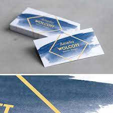 If you go to kinkos, and supply them a design, they can print it for you. Business Cards Design Print Your Business Cards Online I Vistaprint