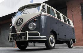Image result for Pearl Gray 1950 VW Bus