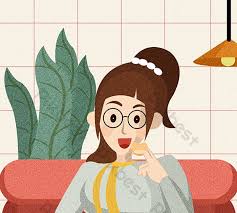 Cara buat resep roti goreng pisang milo lumerr enak. 25 Gambar Kartun Makan Keripik Gadis Kartun Lucu Makan Ilustrasi Keripik Kentang Di Sofa Download Cara Membuat Keripik Singkong Renyah Dan Gurih Bik Reading