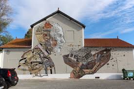 Sic notícias » tholos do barro. Alexandre Farto Stick2target Street Art Graffiti From Portugal