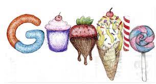 Cute and kawaii food digital stamp set. Doodle 4 Google Fms Techsquad