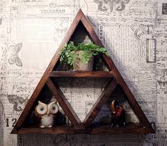 Rustic Triangle Shelf Bathroom Bedroom Living Room Etsy Nerd Decor Living Decor Living Room Remodel