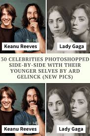 30 Celebrities Photoshopped Side By Side With Their Younger Selves By Ard Gelinck New Pics In 2020 Celebrity News Gossip Celebrities Then And Now Celebrities Who Died