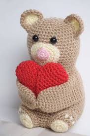 Check spelling or type a new query. Crochet Teddy Bear Holding A Heart Amigurumi Today