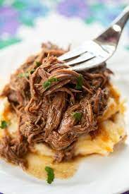 Fast And Delicious 3 Ingredient Shredded Beef The Kitchen Magpie Shredded Beef Recipes Beef Recipes Beef Stew Recipe