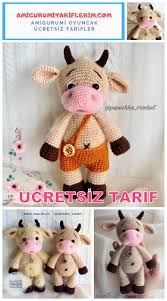 Amigurumi Inek Yapimi Ucretsiz Tarif Crochet Disney Orgu Projeleri Amigurumi Oyuncak Bebek