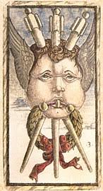Sola Busca Tarot card showing unique Renaissance symbolism and artistry