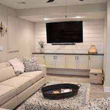 Decorate a basement for entertaining basement tv wall design. 75 Beautiful Basement Pictures Ideas August 2021 Houzz