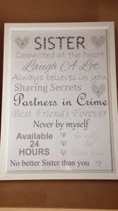 40th Birthday Present Ideas For Sister In Law A Personal Favourite From My Etsy Shop Https Www Etsy Com Uk Listing 499963791 Sister Frame Sister Sister Birthday Presents Sister In Law Gifts Auntie Gifts
