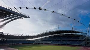 The etihad, standing in the eastern area. City Of Manchester Stadium Arup