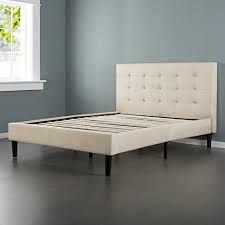It has wood slats, frame. Zinus Upholstered Button Tufted Platform Bed With Wooden Slats Queen 5 Best Rated Mattresses