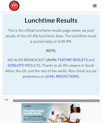 Get latest teatime draw update on this helpful webpage. Lunchtime Results Apps On Google Play