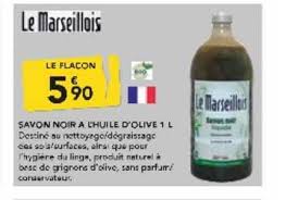Offre Savon Noir A L Huile D Olive 1l Le Marseillois Chez Les Briconautes