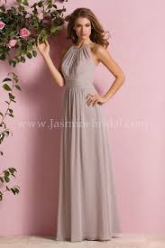 A Beautiful Poly Chiffon Bridesmaid Dress Made By Jasmine Bridal Style B173057 Shown Jasmine Bridesmaids Dresses Formal Bridesmaids Dresses Bridesmaid Dresses