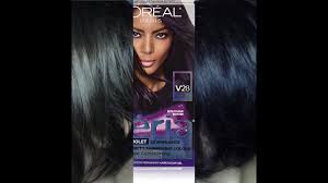 Perfectly weaved violet black hair color is making quite the statement these days. Feria Deepest Violet V28 Youtube
