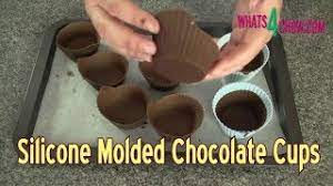 Over valentine's we showed you how to make elegant balloon molded chocolate cups. Silicone Molded Chocolate Cups How To Mold Chocolate Cups In Silicone Muffin Molds Whats4chow